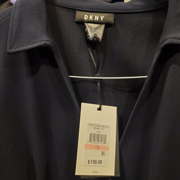 NAVY color beautiful dress  by DKNY - Picture 3 of 3